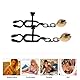 EXCEART 1 Paar Nippelklemmen mit Glöckchen Nippelschmuck Schamlippen Kette Clips Brust Nippel Klemmen Nippel Stimulation für Damen Frauen Flirt Erotik SM Spielzeug Weihnachten Geschenke