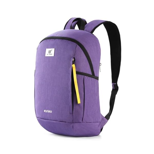 SKYSPER Small Backpack 20L Hiking Backpack Lightweight Travel Daypack for Women Men(Purple)