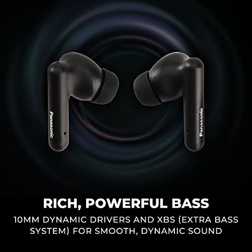 Panasonic Ergofit True Wireless Earbuds, In Ear Headphones With Xbs Powerful Bass, Bluetooth 5.3, Charging Case – Rz-B110W #TOP4