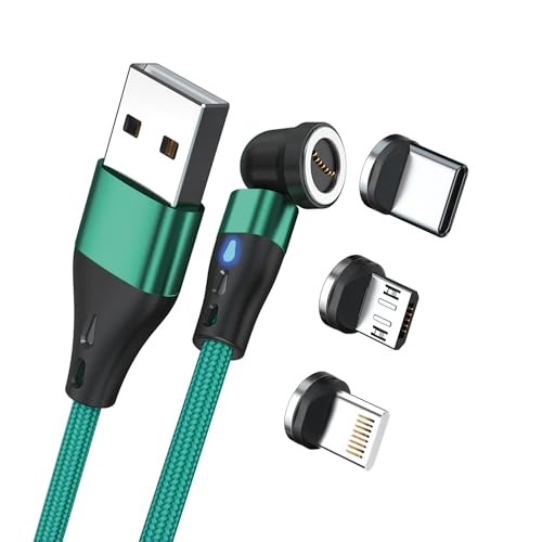 Realpower Magentic Câble 3 A 1 m Vert avec adaptateurs