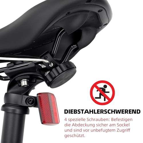 ANEELV Soporte para Bicicleta AirTag: Soporte Oculto e Impermeable para el sillín de la Bicicleta, Accesorio antirrobo con rastreador GPS para Bicicletas de montaña y de Carreras. - imagen 6