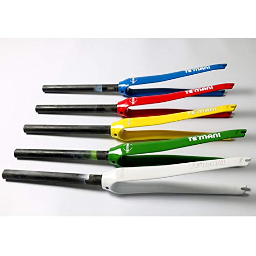 Hiod Carbon Fiber Road Bicycle Forks Road Bike T800 Carbon Straight Tube Fork 700C,Blue #TOP6