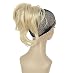 Lydell Adjustable Messy Style Ponytail Hair Extension Synthetic Hairpiece with Jaw Claw Amazing Shape For You (613 Blonde)