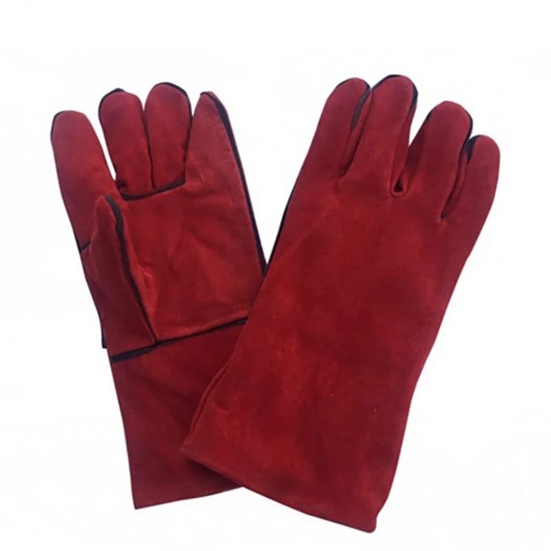 Guantes de soldadura resistentes al calor para barbacoa y trabajos duros 6