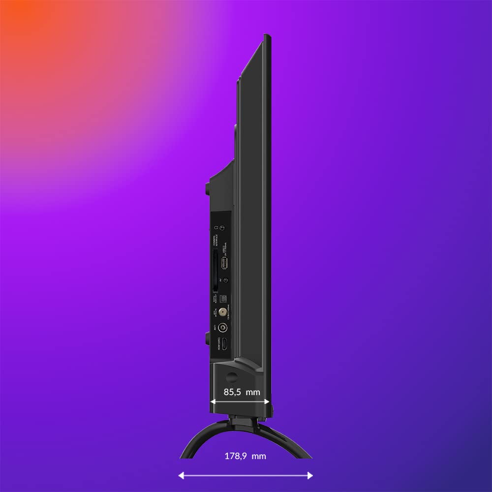 Strong Televisore Smart Android TV da 40 pollici Full HD SRT40FD5553 | triplo tuner DVB-T2/C/S2; Wifi; H.265; CI; google assistant; 3 HDMI 2.0; Borderless 1,6 mm. Hbbtv. Wifi integrato. Bluetooth