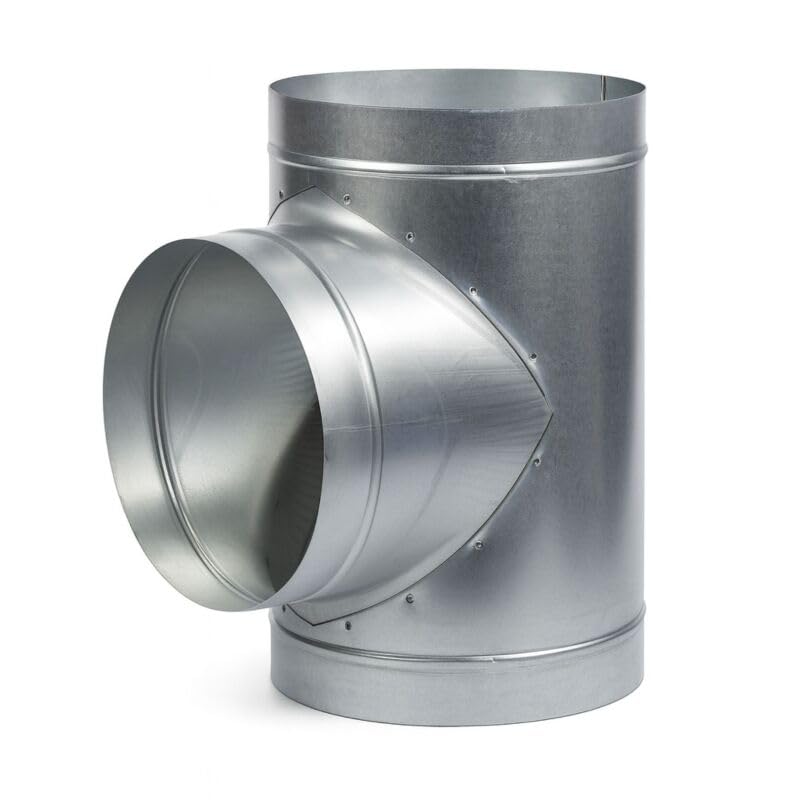 Raccord T 160 mm Weedness dédoubleur de flux d'air pour filtre à charbon actif