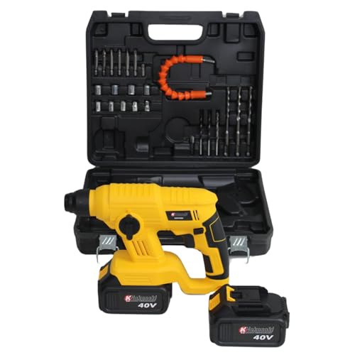 Martelete Rotatório 40V Com 2 Baterias e Acessórios