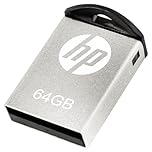 HP v222w USB 2.0 Flash Drive, Mini Sized Metal Design - 64GB
