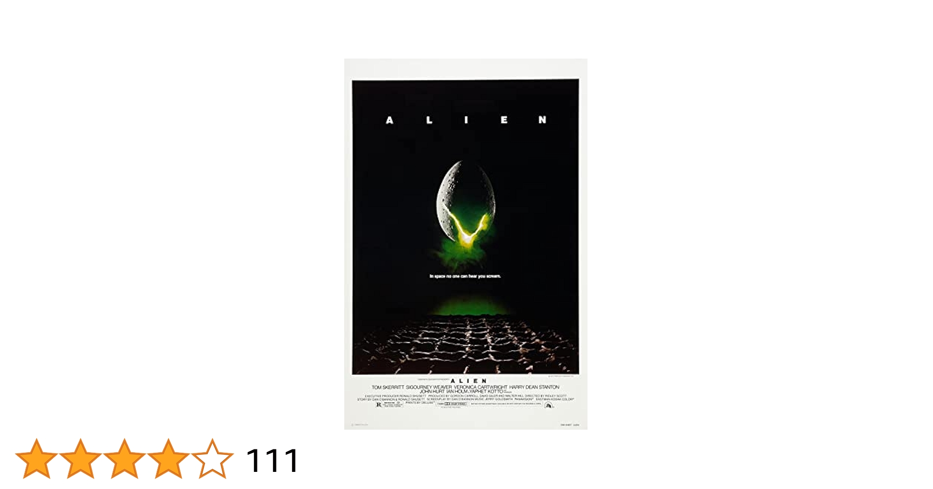Amazon.co.jp: ポスター エイリアン (1979) 映画 24インチx36