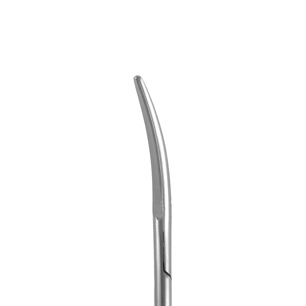 Best for Surgery Hochwertige professionelle schmale Mayo Hartmetall Universal-Schere beide Seiten stumpf 14cm gebogen rostfrei
