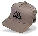 The Mountains Performance Hat- Unisex Baseball Cap - Outdoor Hats (Khaki)