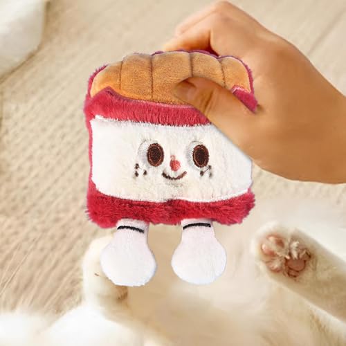 Hierba gatera para gatos en set interactivo con cascabeles para masticar 3