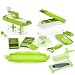 Produktbild Genius Nicer Dicer Plus Set 22-teilig - Obstschneider und Gemüseschneider für Würfel, Stifte, Scheiben, Streifen - Zwiebelschneider Pommesschneider Tomatenschneider Zerkleinerer