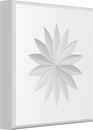 Miniatura 1 de Ekena Millwork ROSP070X070X100SDG11 Roseta estándar con borde redondeado, 7 pulgadas de ancho x 7 pulgadas de alto x 1 pulgadas de alto, PVC