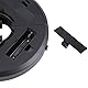 Outdoor-Regenschirmstange, 28 LED-Licht mit Drei Beleuchtungsmodi, Design für Garten, Hof, Terrasse, Rasen, Camping, Nachtlampe (BLACK)