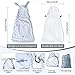 Orzbow All-Season Baby Carrier Cover | Universal, Waterproof & Windproof Infant Carrier Cover with Rain and Sun Hood, Baby Wearing Sling Cover with Pockets for All Season, Grey Rabbit
