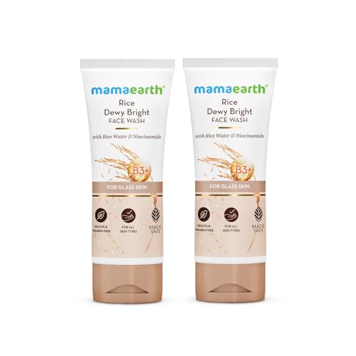 Mamaearth Rice Face Wash With Rice Water & Niacinamide for Glass Skin - 100 ml