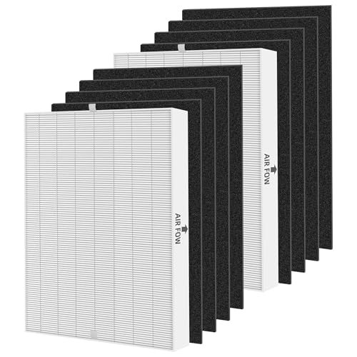 AP-1512HH Filter Replacement for Coway Airmega AP-1512HH Air Purifier, HEPA Filter Set Suitable for AP-1518R 200M Purifier, 2 True HEPA Filters and 8