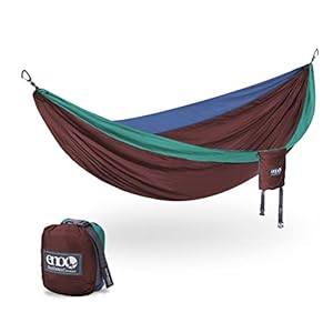 ENO DoubleNest Hammock – Lightweight, Portable, 1 to 2 Person Hammock – for Camping, Hiking, Backpacking, Travel, a Festival, or The Beach