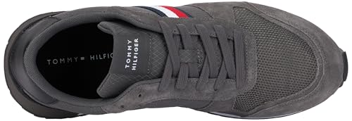 Baskets homme Tommy Hilfiger Runner basses tennis running légères noir - 3