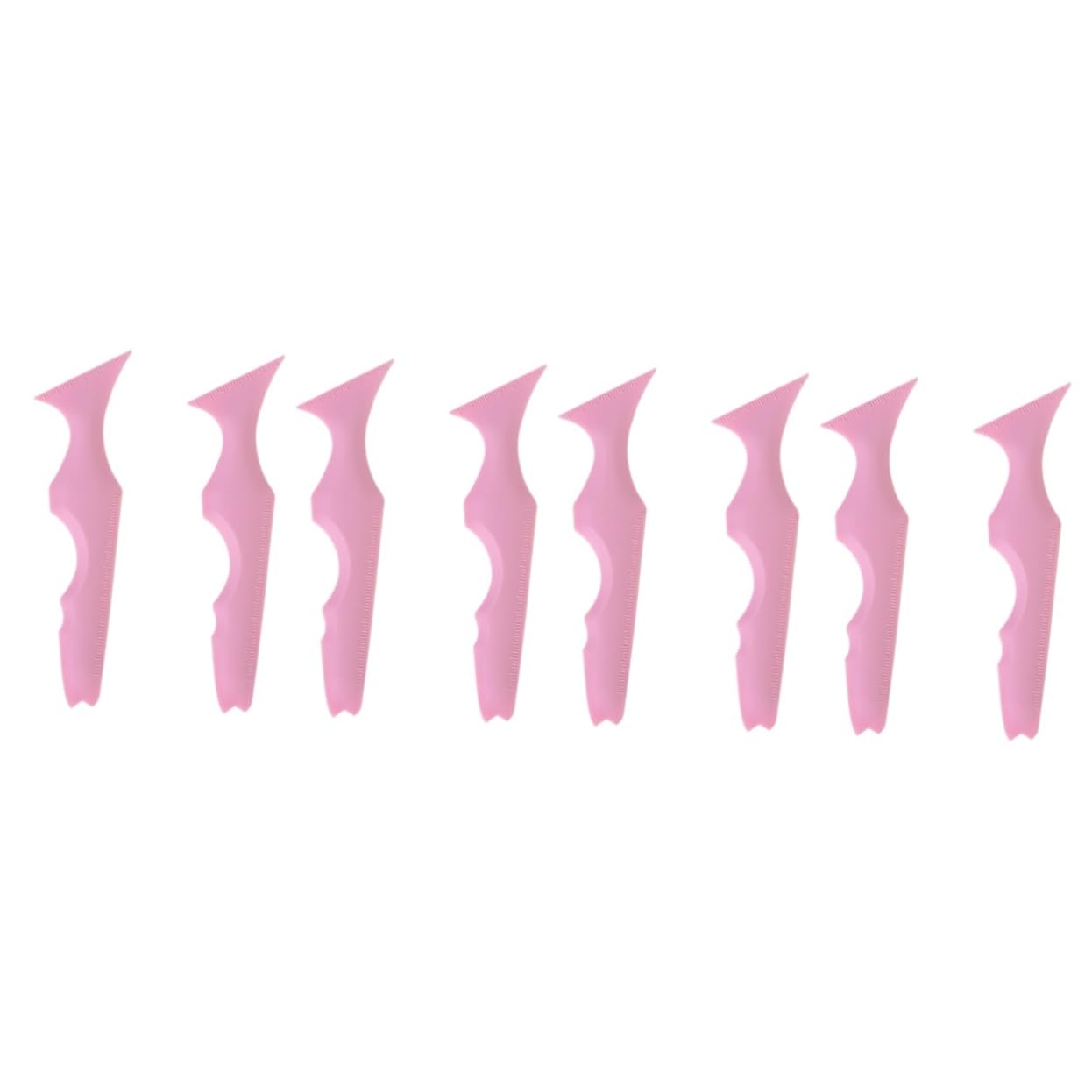 FOMIYES 8 Pz Righello di bellezza in silicone stencil per il trucco degli occhi Eyeliner makeup kit make up kit matita per sopracciglia stampo in resina aiuto per gli stampini per ombretto