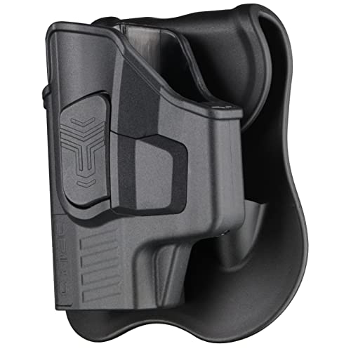 Sig P365 Holsters, OWB Holster for Sig P365 Micro-Compact 9mm / P365 XL / P365 SAS - Index Finger Released | Adjust. Cant | Autolock | Outside Waistband | Silicone Pad Paddle | Matte Finish -LH