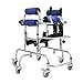 LXBH Instruments D'aide À La Marche Walker Stand Stand Walker avec 6 Roues Et Sièges, Équipement De Formation pour La Rééducation De L'hémiplégie par Paralysie Cérébrale