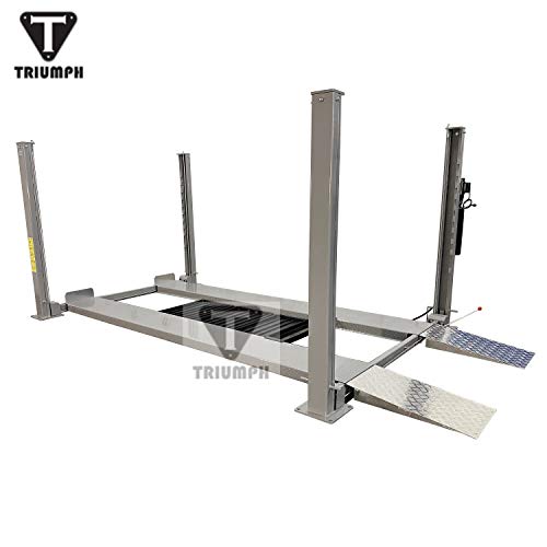 TRIUMPH NSS8TL 8000Lbs Taller Longer 4 Post Storage Service Car Auto Lift Truck Hoist