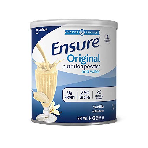Ensure Nutrition Powder One Month Supply, Vanilla (Pack of 6), Blue