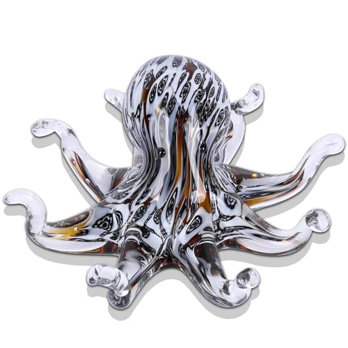 Estatua de Pulpo de Vidrio para Decoración de Hogar