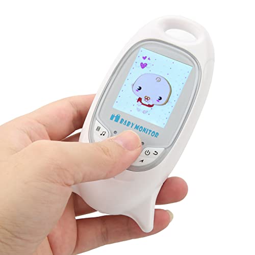 Pwshymi Monitor de bebê, babá de ninar WiFi monitor de bebê de segurança 100 a 240 V, visão noturna,