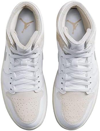 Nike Air Jordan Mid Men's Shoes White/LT Orewood Brown-Tech Grey DM9652-120 10.5 | Image 3