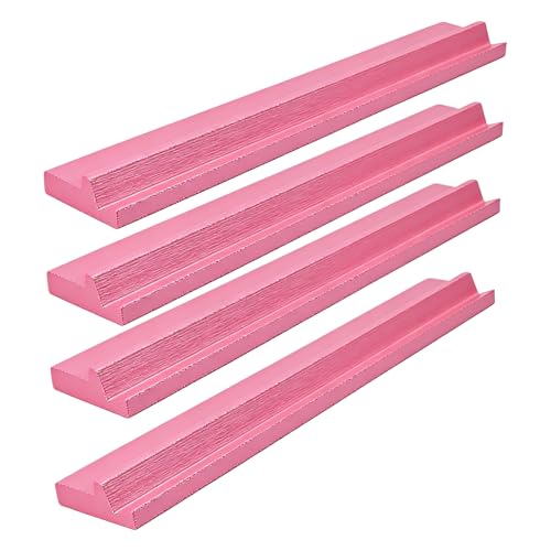 Supports compacts pour dominos et tuiles de mahjong en bois avec rainure