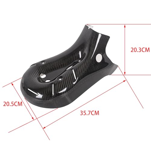 Cubierta de escape para Ducati Panigale 1199 con aislamiento térmico rígido 2
