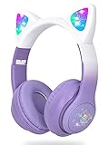 🎤【Lange Akkulaufzeit und eingebautes Mikrofon】🎤Die bluetooth kopfhörer kinder bieten eine lange Akkulaufzeit, laden einfach 2-2,5 Stunden auf und halten bis zu 10 Stunden. Bestes Tool für das Online-Studium. Sie verfügen auch über eine High-Fidelity-Klangqualität, die beim Musikgenuss sehr wichtig ist und Ihren oder Ihren Kindern ein Ohrenschmaus bietet. Diese Bluetooth-Kopfhörer für Kinder oder Erwachsene haben ein eingebautes Mikrofon und können für Video-Chats, Telefonanrufe, Online-Kurse oder Streaming verwendet werden.