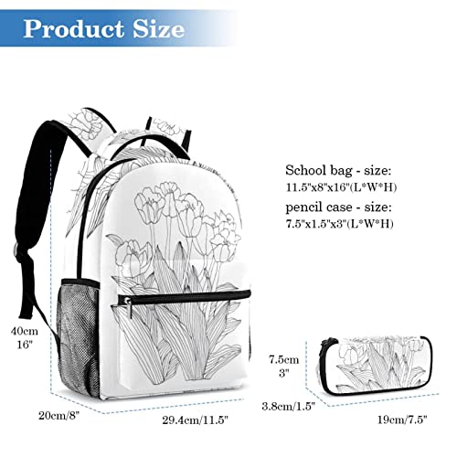Sac à dos tulipe multicolore idéal pour le collège et les sorties
