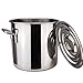 Garnek/wiadro na zupę, 5,5-95 l, komercyjne, wiadro do zupy ze stali nierdzewnej 304, z pokrywką, wiadro do przechowywania wody, do kuchenki gazowej/kuchenki indukcyjnej (rozmiar: 5,5 l)