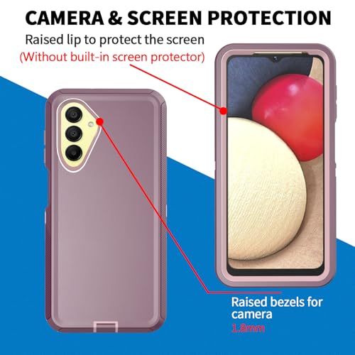 Coque Samsung Galaxy A17 5G antichoc robuste violette Defender 3 en 1 - 4