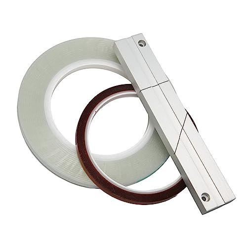 1/4 10-Zoll-Bandspleißset, Pro Tape-Spleißblock für Revoxsonido 1/4 10 Zoll Open Reel-to-Reel-Bandmedien, Spleißblock-Kit, Öffnungskassettenband-Spleißset