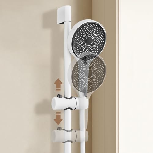 Mélangeur de douche 3 modes à fixation murale gris LWX
