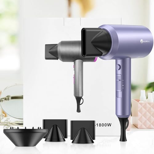 slopehill Professional Ionic Hair Dryer, Lavender