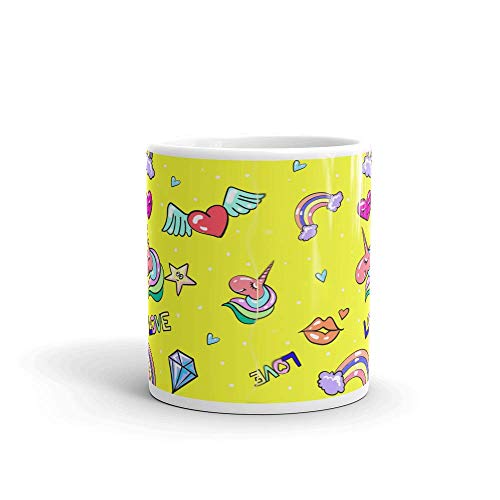 Image of Printed Coffee Mug for Gifting Loved Ones On Occasions |Christmas | New Year | Valentined Day Ceramic 350ml-1piece | M12