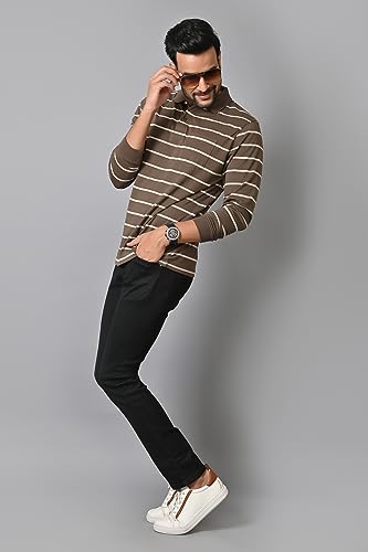 Image of ARBOUR Men Polo Neck Half Sleeves Cotton Solid Plain Sweat Shirt Comfortable & Stylish Men's Sweat -Shirt
