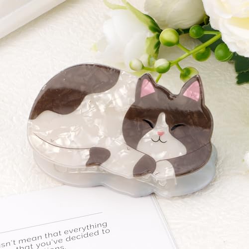 Pinzas para el cabello con diseño de gato para mujer miniatura 7