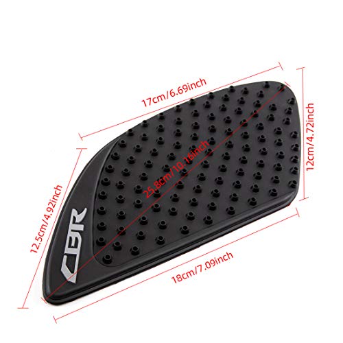 Motorrad Tank Pad Aufkleber Heizöl Traktionsseite Gas Knie Knieschützer Aufkleber für CBR650f CBR250R CBR600RR CBR 1100 1000RR