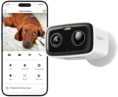 Tapo C400 Solar-Powered Outdoor Wire-Free Security Cam, 2MP, AI Detection