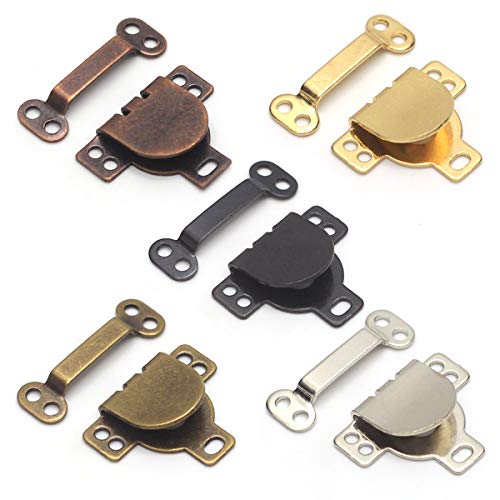 20 juegos de ganchos de latón para pantalones y barra de costura para pantalones, faldas, vestidos, sostén, costura, manualidades Cover