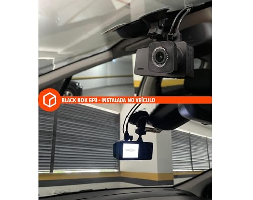 Black Box GP3 - Câmera Veicular, Wifi, Tripla (Frontal + Interna + Traseira), FULL HD, Visão Noturna