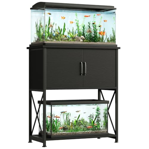 Herture 20-29 Gallon Aquarium Stand Metal Frame...