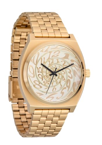 NIXON Time Teller A045 - 100m h Y AiO t@bVEHb` (37mm EHb`tFCX 19.5mm-18mm XeXX`[oh), 4th Dim/Vintage White, Time Telle